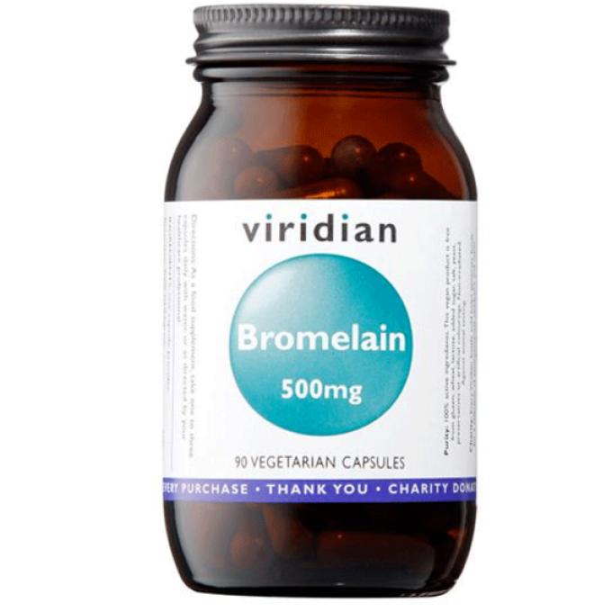 Viridian Bromelain 500mg 90 kapslí