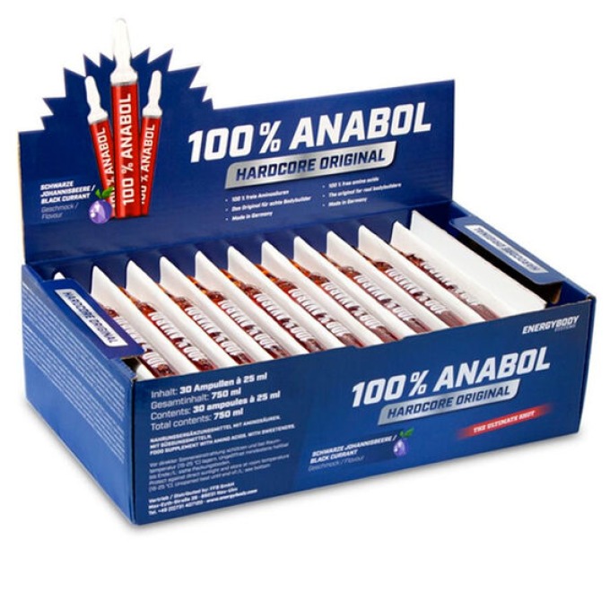 EnergyBody 100% Anabol 750ml černý rybíz