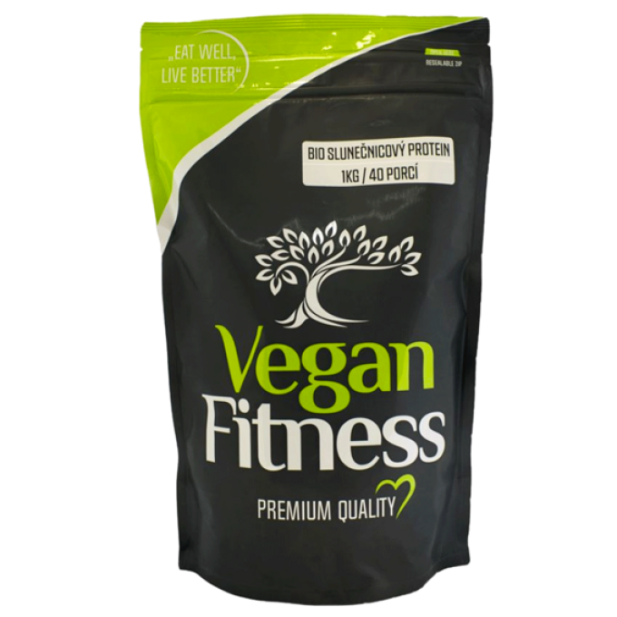 Vegan Fitness Slunečnicový Protein BIO 1000 g bez příchutě