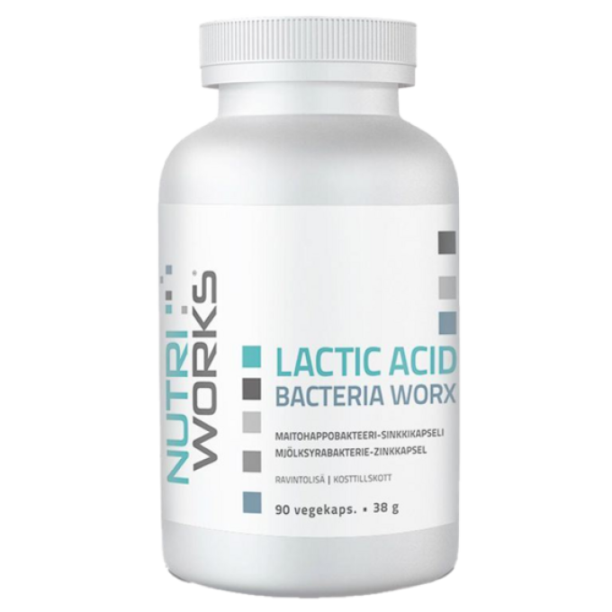 NutriWorks Lactic Acid Bacteria Worx 90 kapslí