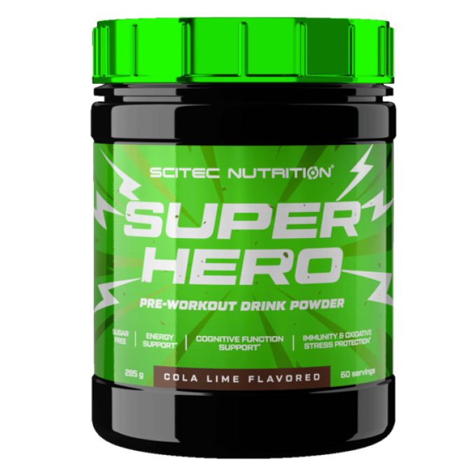 Scitec Superhero 285 g cola, limetka