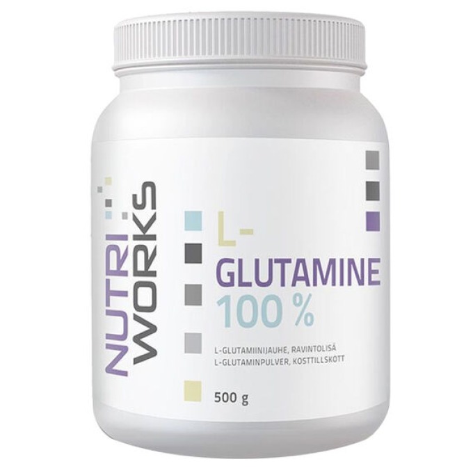 NutriWorks L-Glutamine 500 g bez příchutě