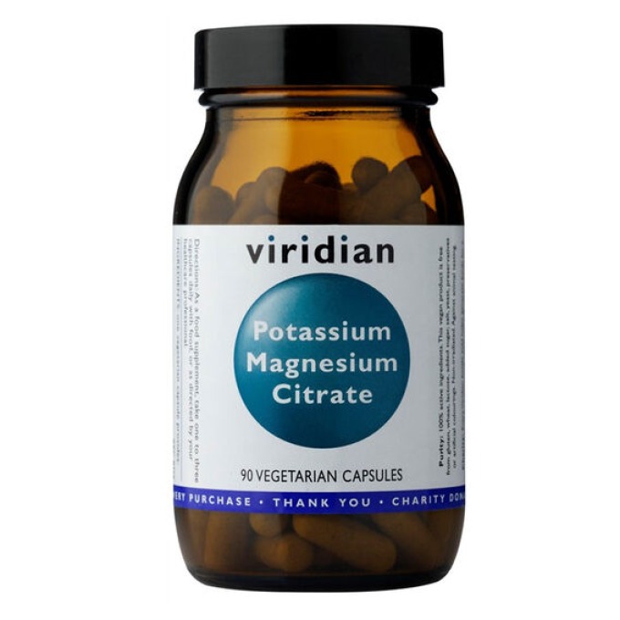 Viridian Potassium Magnesium Citrate 90 kapslí