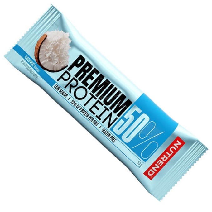 Nutrend Premium Protein 50% bar 50 g cookies cream