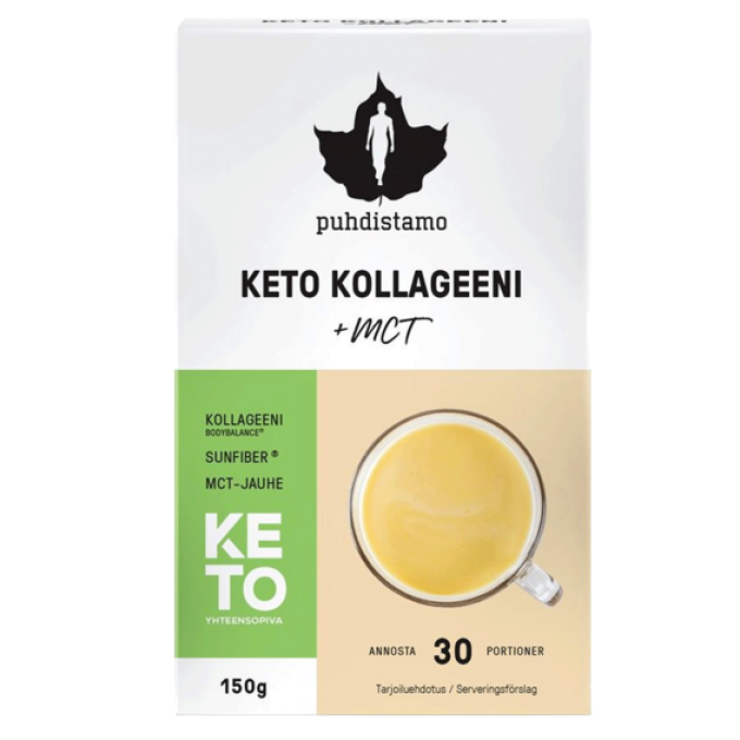 Puhdistamo Premium Keto Kollagen + MCT 150 g