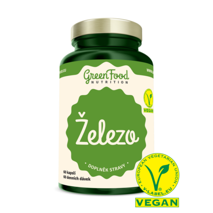 GreenFood Železo 60 kapslí