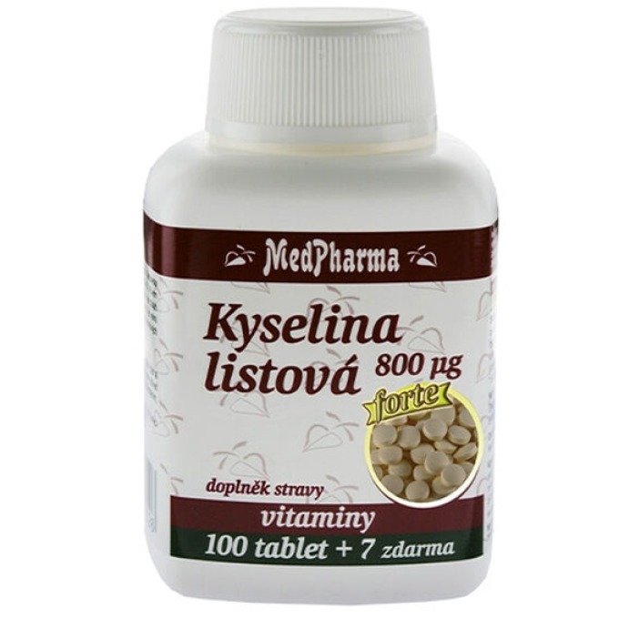 MedPharma Kyselina listová forte 107 tablet