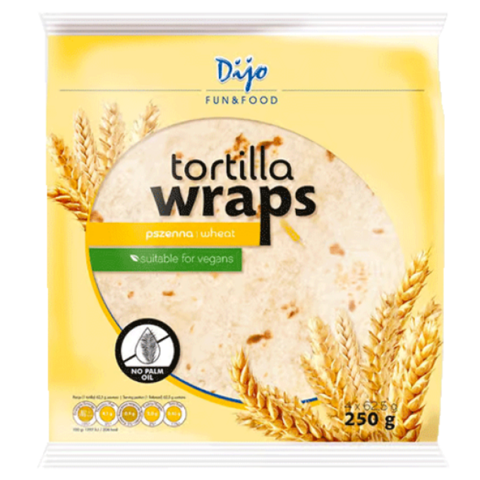 Dijo Tortilla Wraps celozrnná 250 g