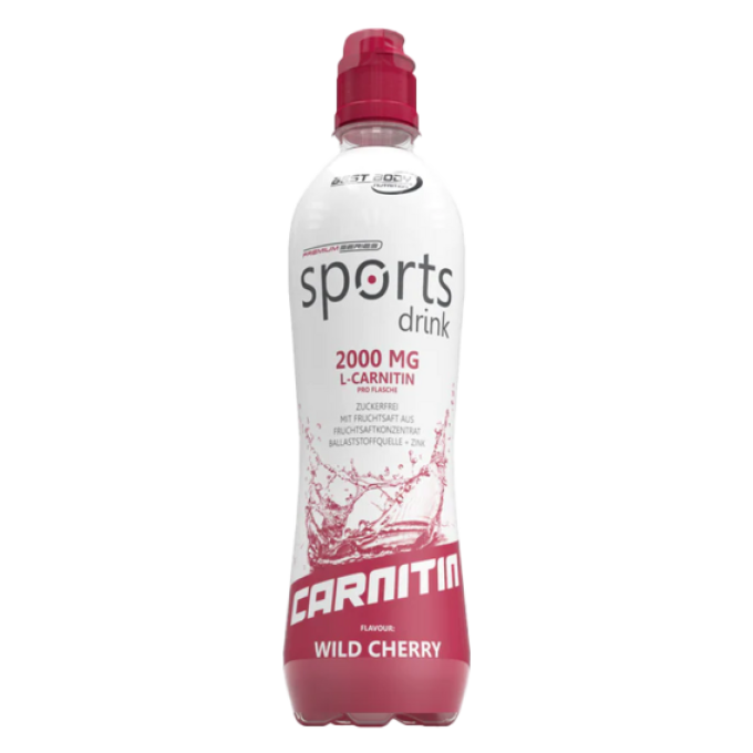 Best Body Sports drink s carnitinem RTD 500 ml divoká višeň