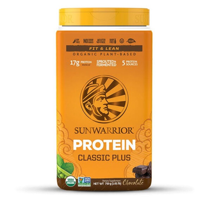 Sunwarrior Protein Plus Bio 375 g bez příchutě