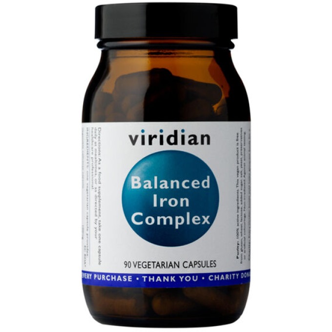 Viridian Balanced Iron Complex 90 kapslí