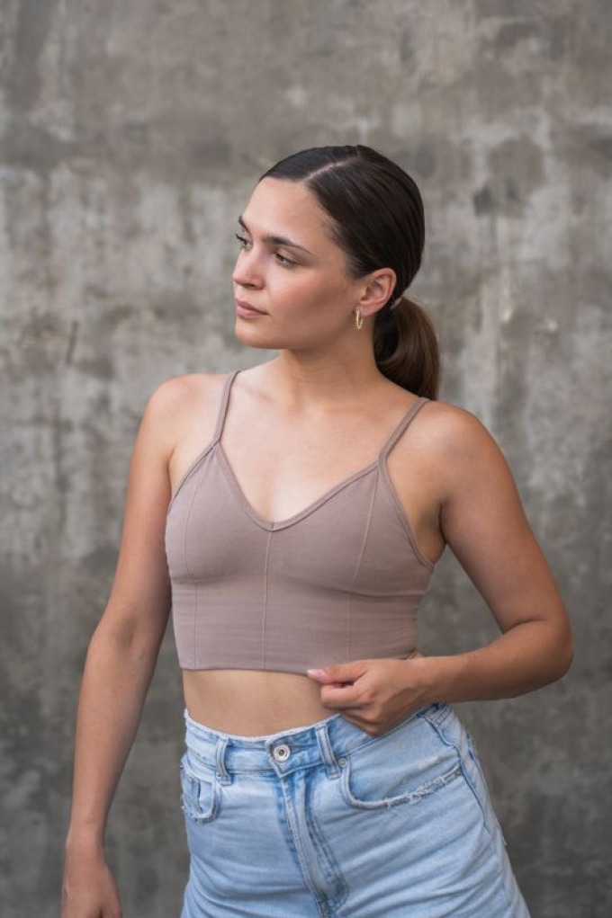 Vilgain Cotton Bralette II L fossil