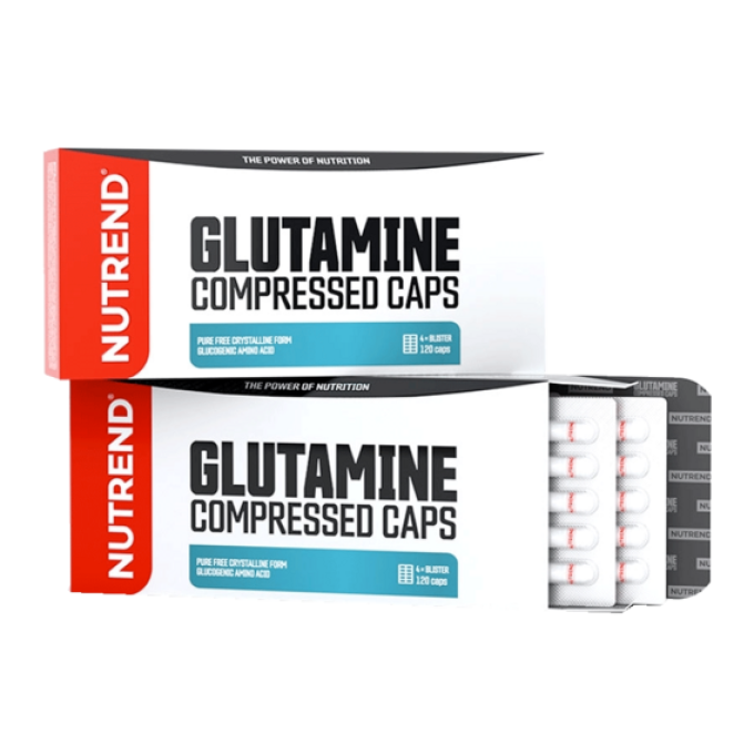 Nutrend Glutamine Compressed caps 120 kapslí