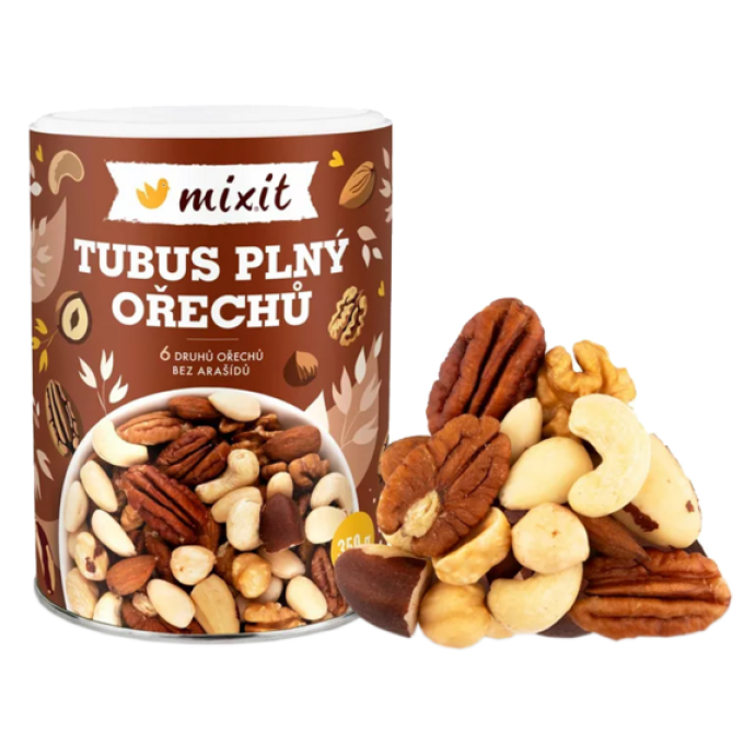 Mixit Tubus plný ořechů 400 g bez příchutě