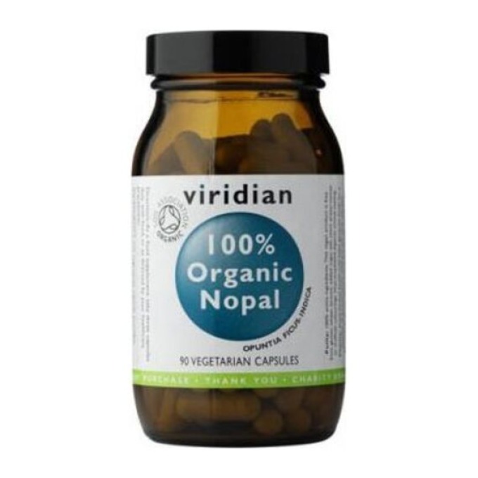 Viridian 100% Organic Nopal 90 kapslí