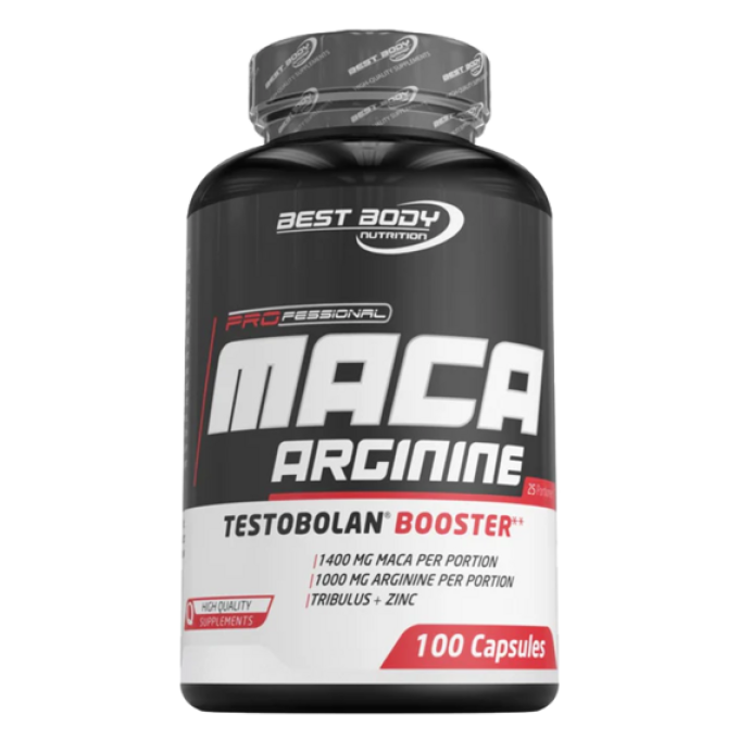 Best Body Professional Maca Arginine testobolan booster 100 kapslí