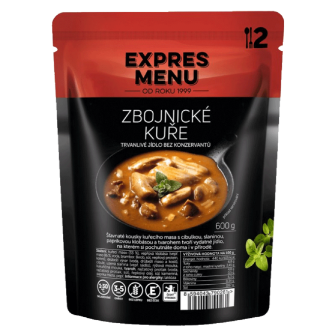 Expres menu Zbojnické kuře 600 g