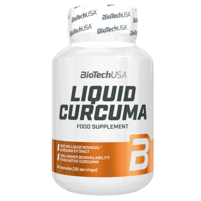 BiotechUSA Liquid Curcuma 30 kapslí