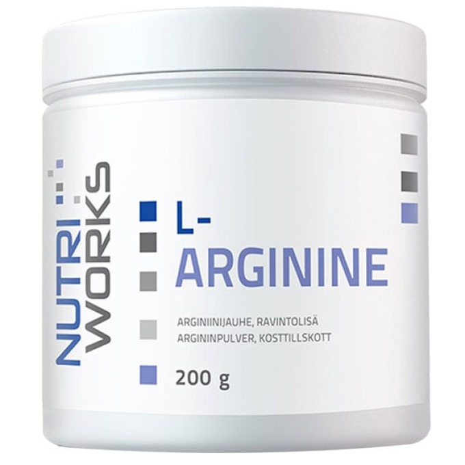 NutriWorks L-Arginine 200 g bez příchutě