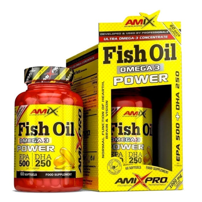 Amix Fish Oil Omega 3 Power 60 kapslí