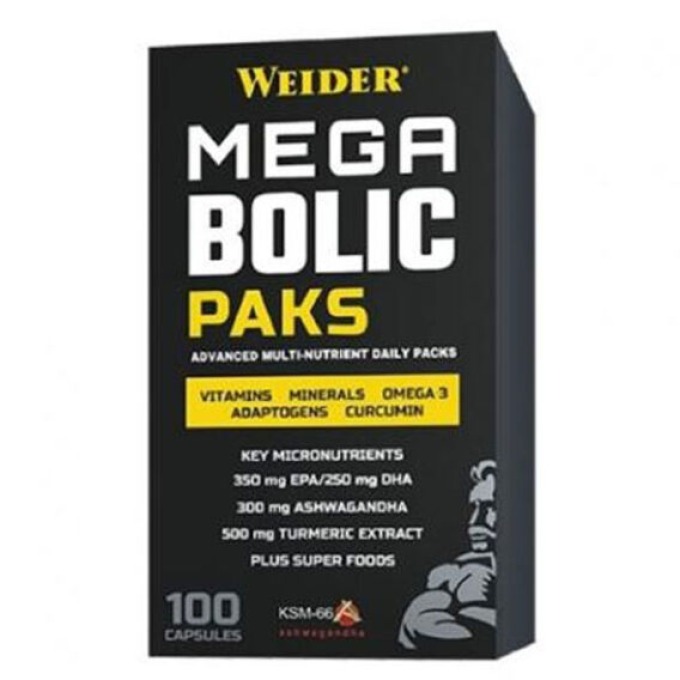 Weider Mega Bolic Paks 100 kapslí