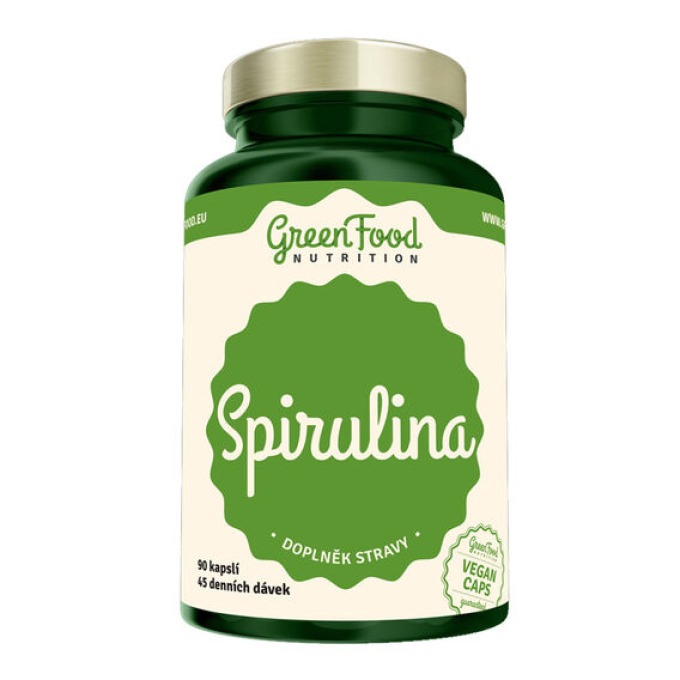 GreenFood Spirulina 90 kapslí