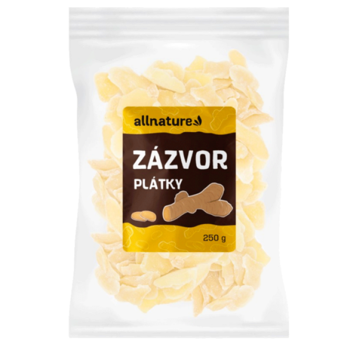 Allnature Zázvor plátky 250 g