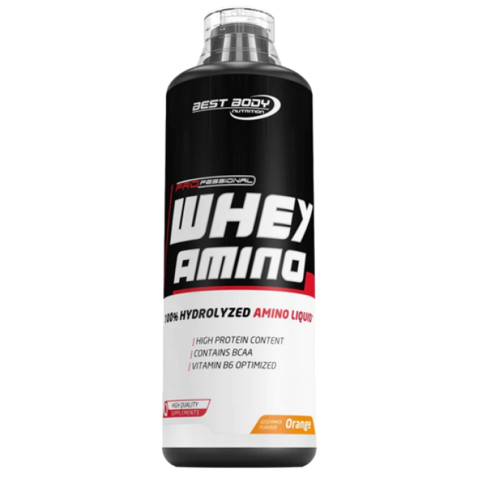 Best Body Whey amino liquid 1000 ml pomeranč