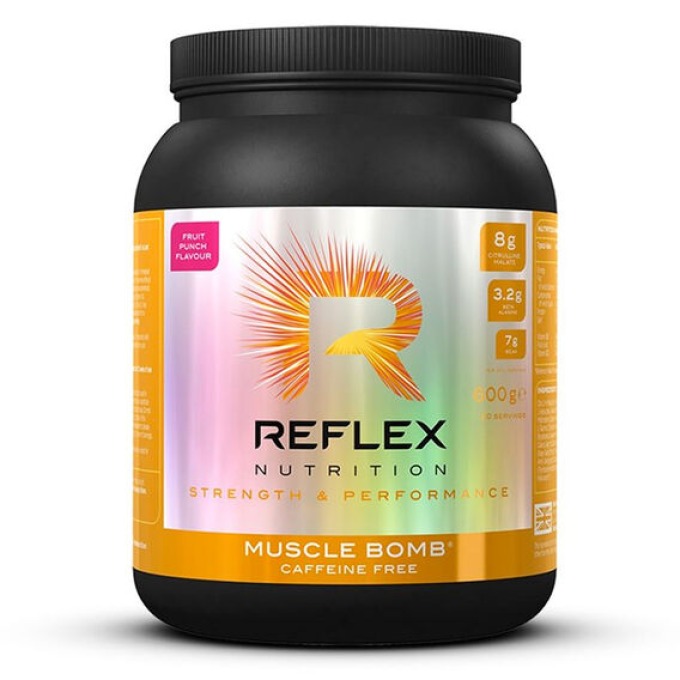 Reflex Muscle Bomb Caffeine Free 600 g ovocná směs