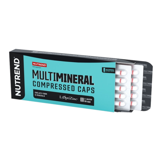 Nutrend Multimineral Compressed caps 60 kapslí