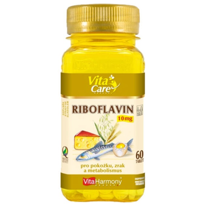 VitaHarmony Riboflavin (Vitamin B2) 10 mg 60 tablet