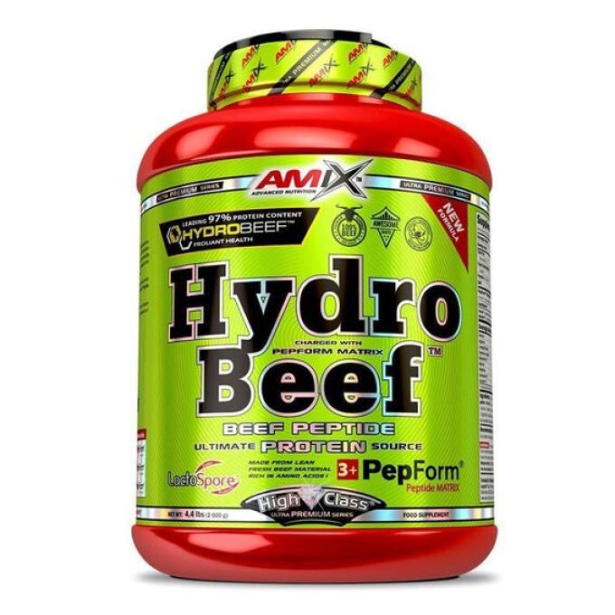 Amix HydroBeef Peptide Protein 1000 g čokoláda, kokos