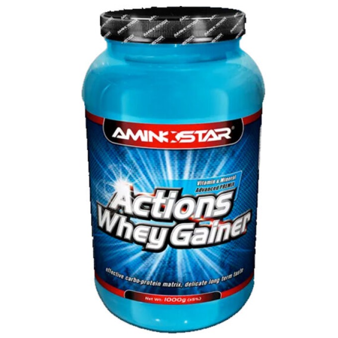 Aminostar Actions Whey Gainer 2250 g vanilka