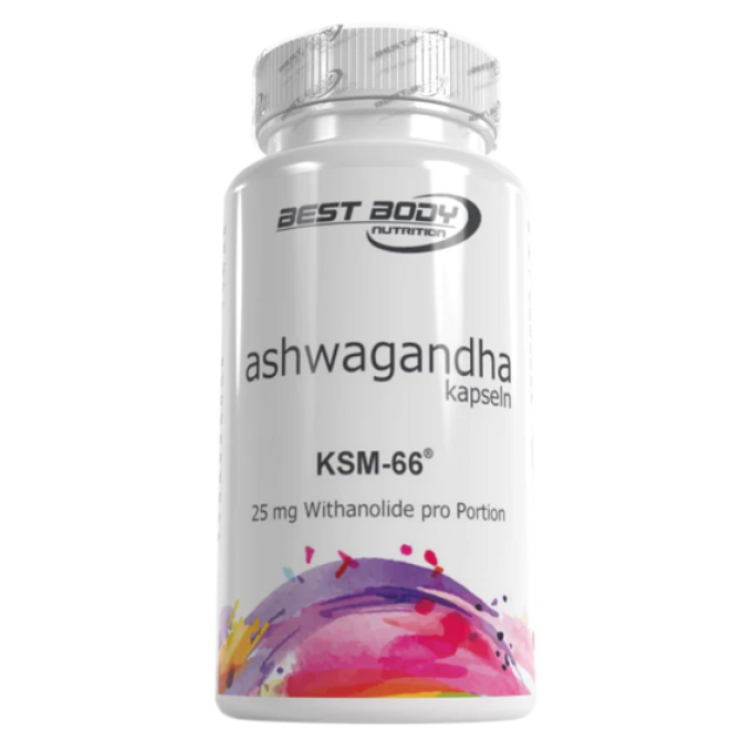 Best Body Ashwagandha KSM-66 60 kapslí