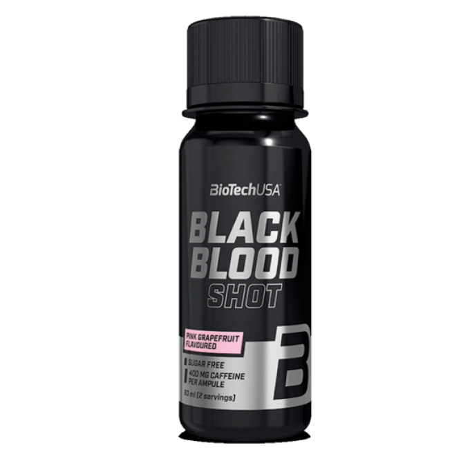 BiotechUSA Black Blood shot 60ml růžový grep