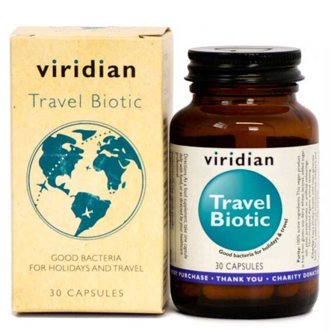 Viridian Travel Biotic 30 kapslí