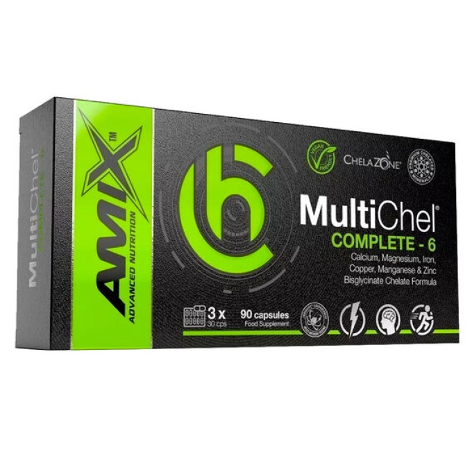 Amix ChelaZone® MultiChel® Complete-6 90 kapslí