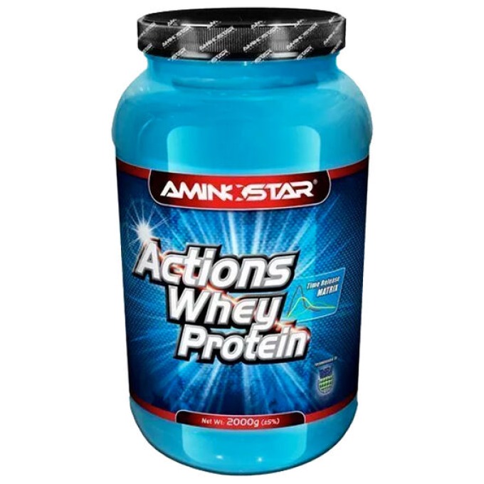 Aminostar Whey Protein Actions 65 2000 g vanilka