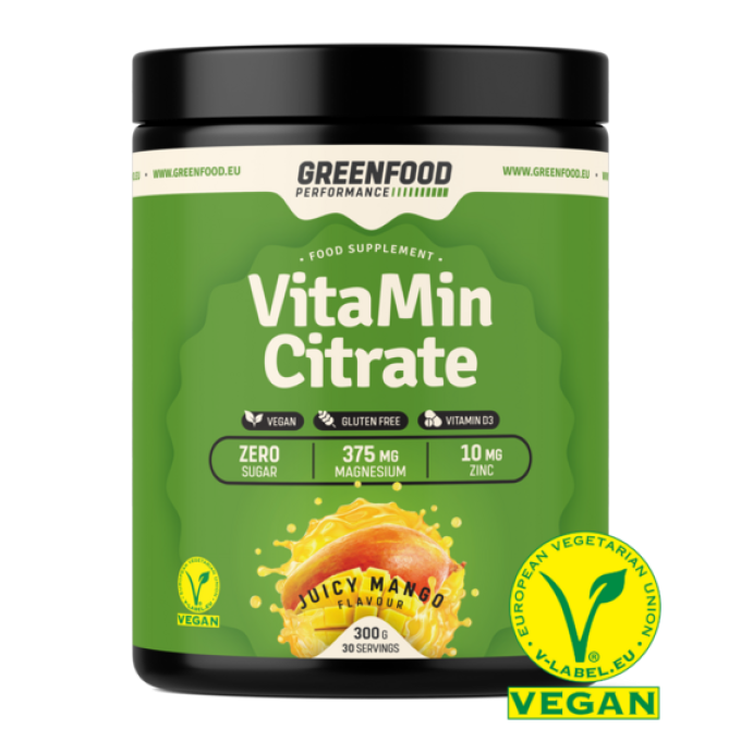 GreenFood Performance VitaMin Citrate 300 g malina