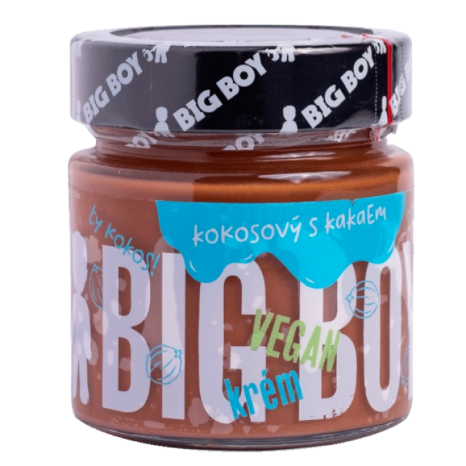 Big Boy Vegan kokosový krém s kakaem 220 g