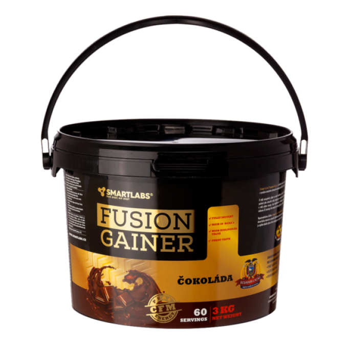 Smartlabs Fusion Gainer 15% 3000 g čokoláda