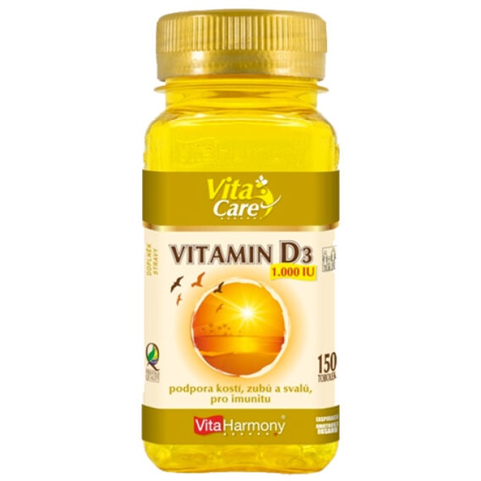 VitaHarmony Vitamin D3 1.000 m.j. 150 Tobolek