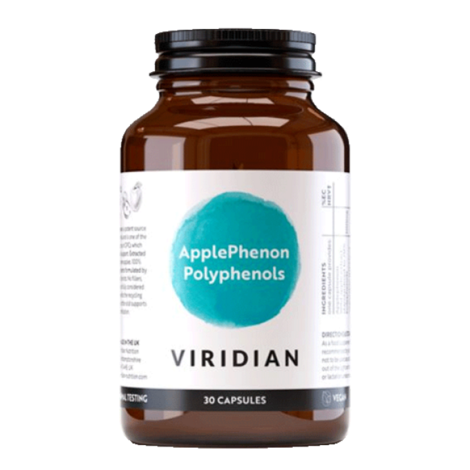 Viridian ApplePhenon Polyphenols 30 kapslí