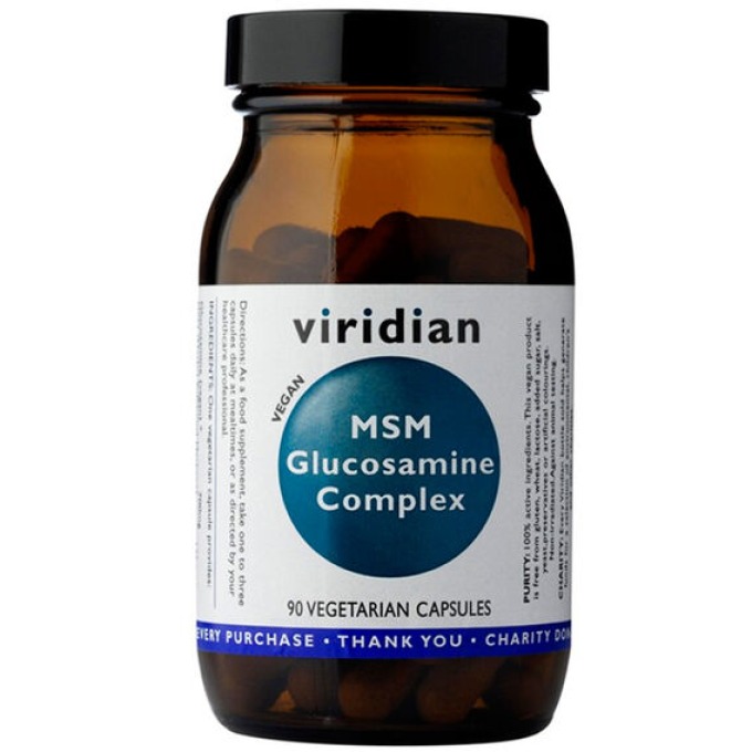 Viridian MSM Glucosamine Complex 90 kapslí