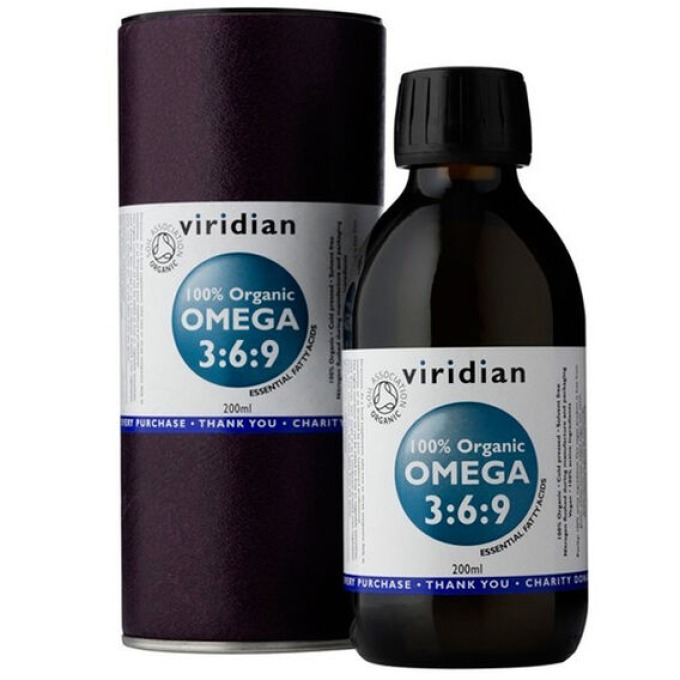 Viridian 100% Organic Omega 3:6:9 Oil 200ml