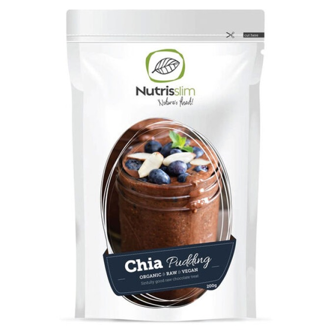 Nature's Finest Chia Pudding BIO 200 g bez příchutě