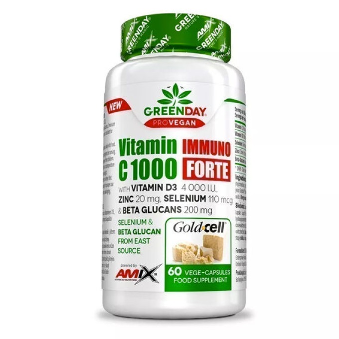 Amix ProVegan Vitamin C 1000 Immuno FORTE 60 kapslí