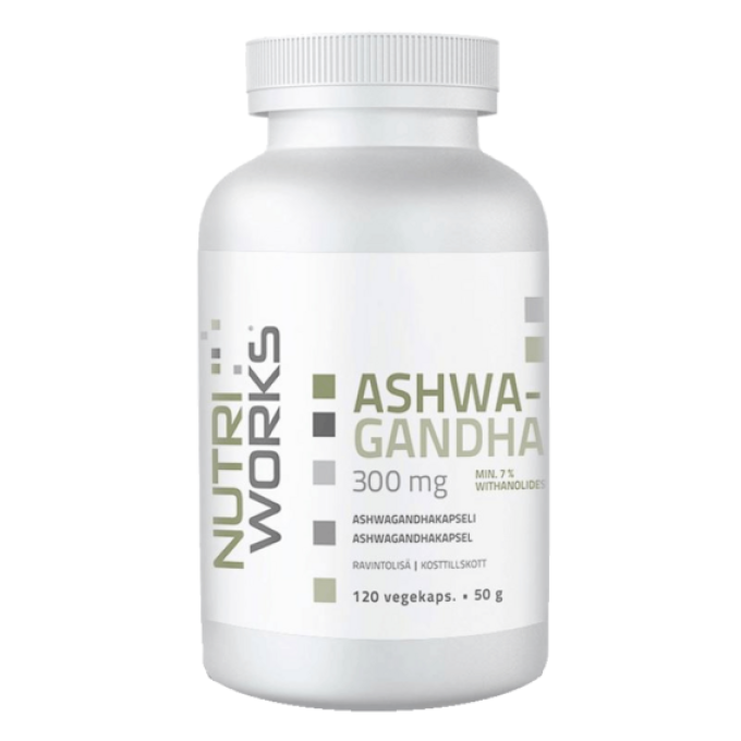 NutriWorks Ashwagandha 120 kapslí