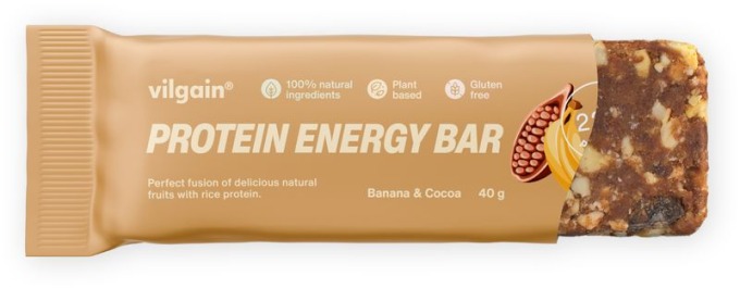 Vilgain Plant Protein Energy Bar kakao a banán 40 g