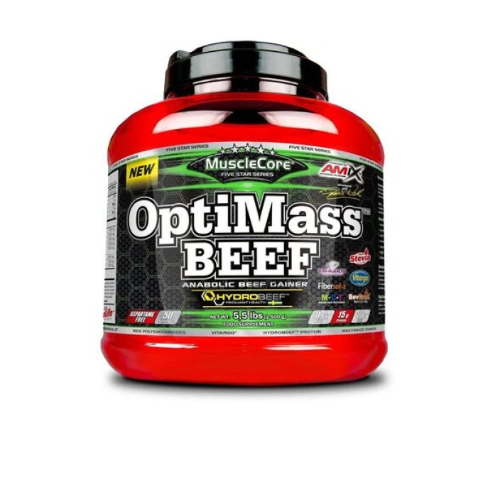 Amix OptiMass Beef 2500 g lesní plody